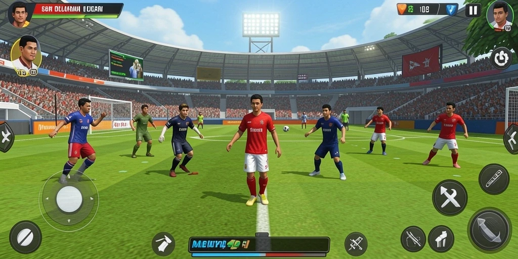 Mode multiplayer yang memungkinkan bermain bersama teman.
