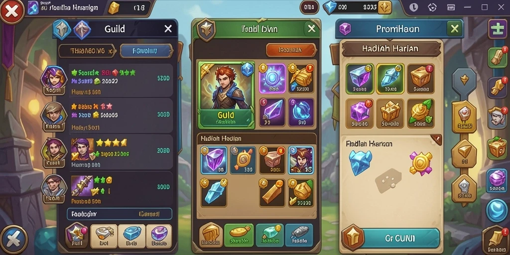Sistem multiplayer yang memungkinkan interaksi dengan pemain lain secara langsung.