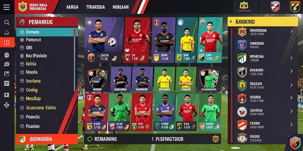 Menu utama aplikasi dengan navigasi yang mudah.