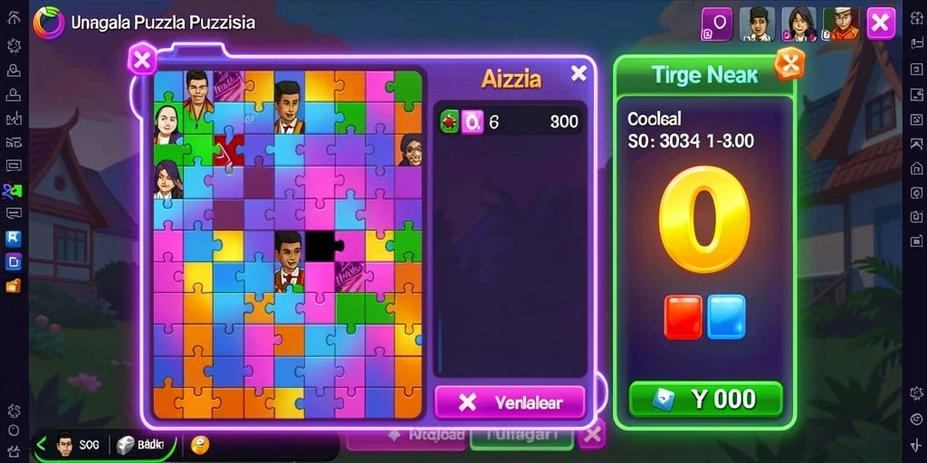 Tangkapan layar dari pertarungan epik dalam game.