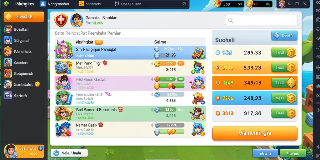 Sistem reward harian untuk meningkatkan pengalaman bermain.